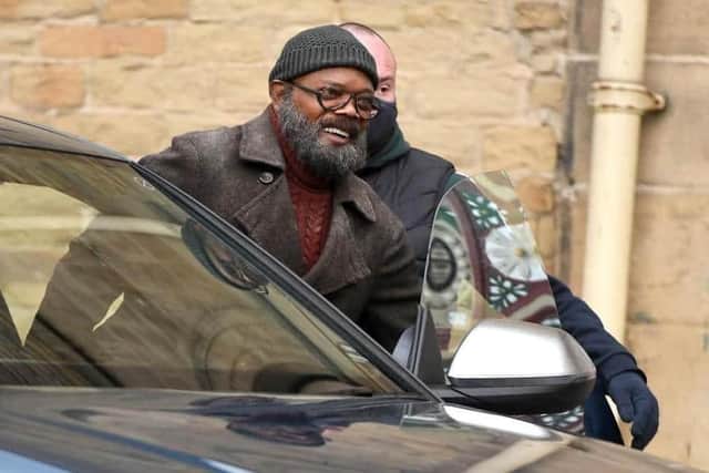 Samuel L Jackson was seen filming scenes in Halifax for the upcoming Secret Invasion show last year