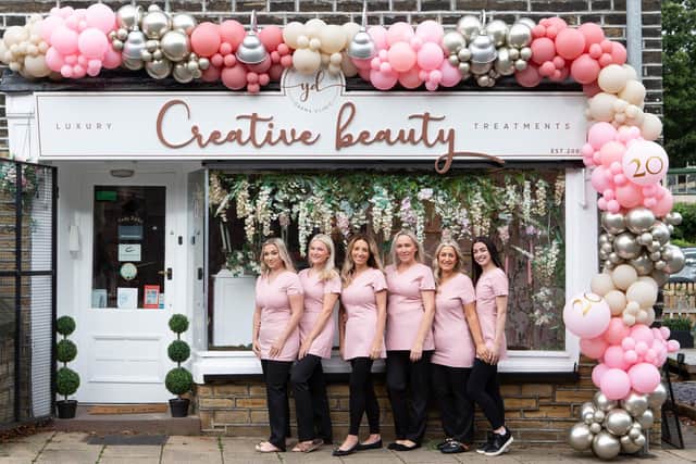 20th anniversary of Halifax beauty salon Creative Beauty, 1 Kiln Croft, Stainland