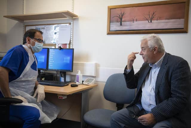 Health: Generic image of a doctor and a patient