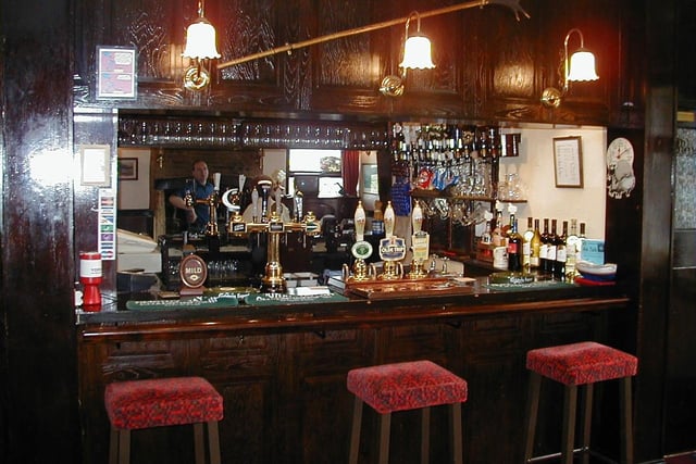 Inside the Red Rooster Pub in Brighouse back in 2004.