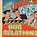 Laurel and Hardy, make their annual visit to the Rex cinema, Elland