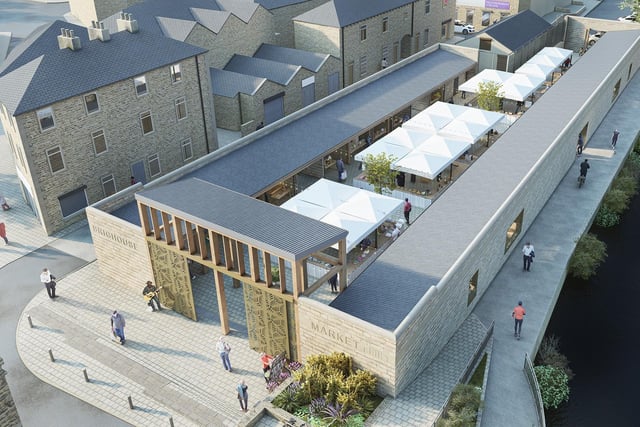 Updated artists’ impressions of the new Brighouse Open Market.