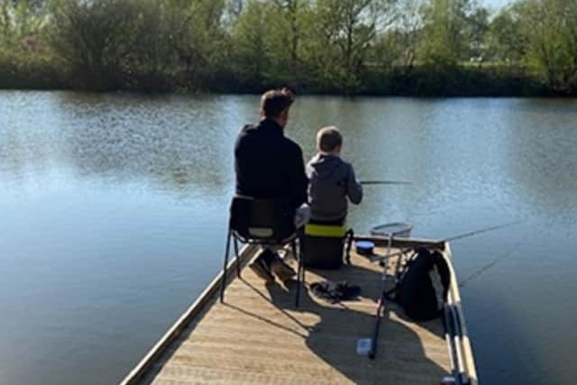 Some of the £100,000 has gone towards fishing platforms for junior anglers in Yorkshire