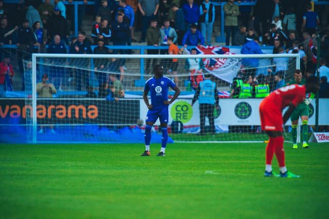 There was play-off heartbreak for Town against Chesterfield in May. Photo: Marcus Branston