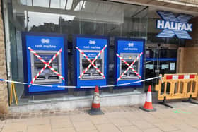 The cash machines at The Halifax are now open but the branch is still closed