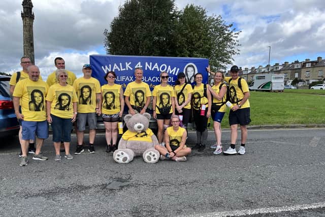 Walkers who took part in this year's Walk4Naomi