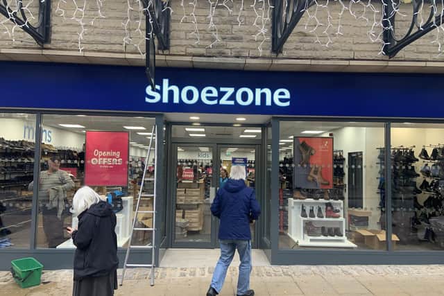 The new look Shoezone in Halifax