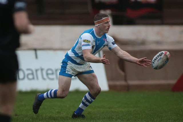 Action from the Christmas Eve clash between Bradford Bulls and Halifax Panthers at Odsal