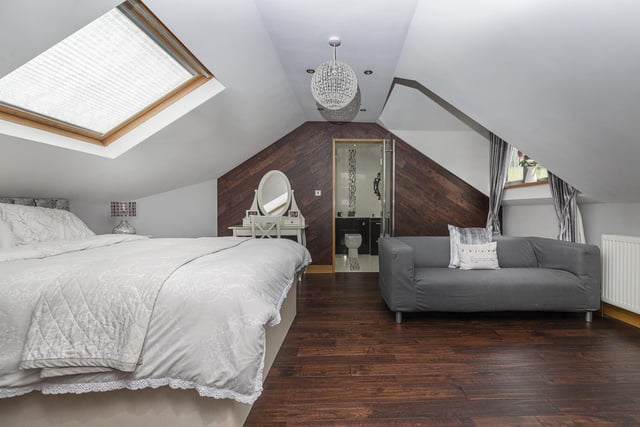 Another super-stylish double bedroom.