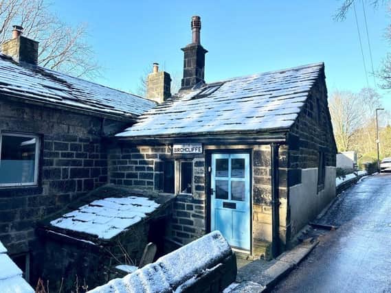 One approach to the deceptively spacious cottage in Hebden Bridge.