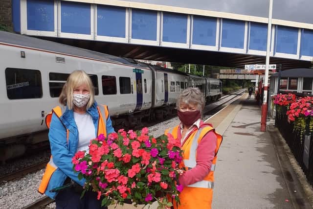The Friends of Brighouse Station entered in two categories this year.