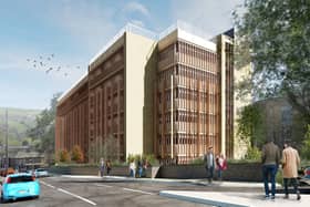 Artist's impression of how parts of the new Calderdale Royal Hospital buildings will look
