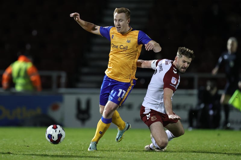 Another who could be out of Town's reach. Striker who has left Mansfield came to prominence during a prolific spell at Gateshead.