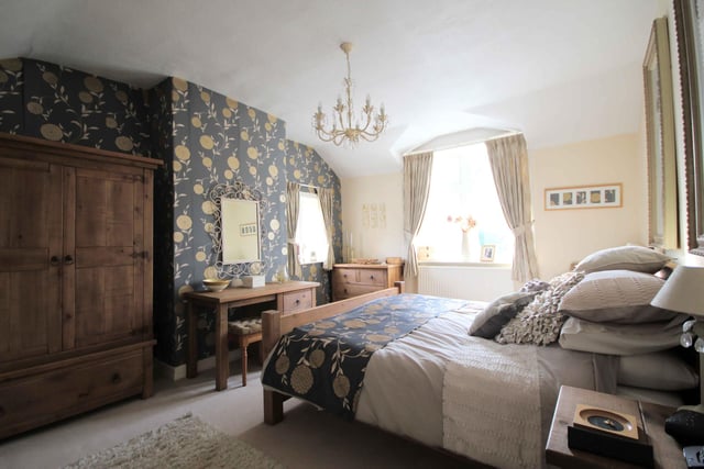 One of the double bedrooms within the property.