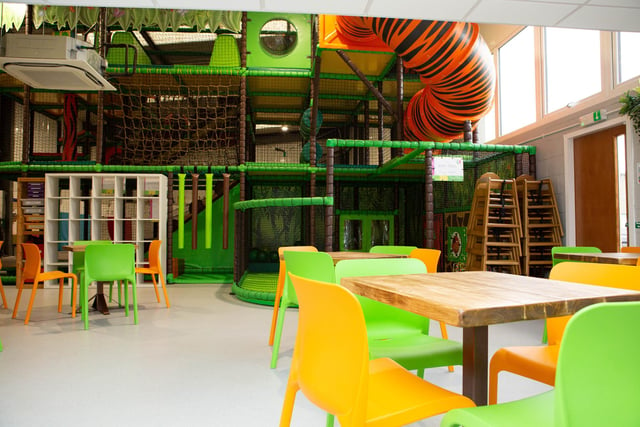 Inside Babyccinos Jungle Cafe, Brighouse