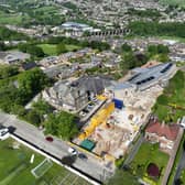 A recent drone image of the Big Build site