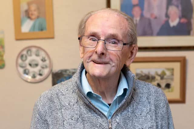 Paul Kinsey from Todmorden, celebrating his 100th birthday