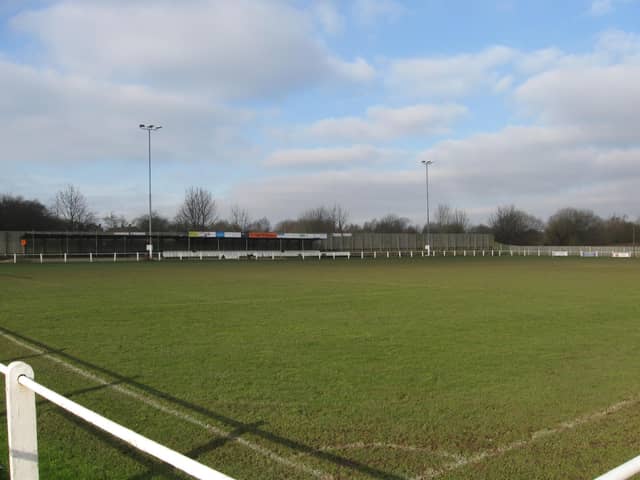 Brighouse Town's ground at St Giles Road, Brighouse