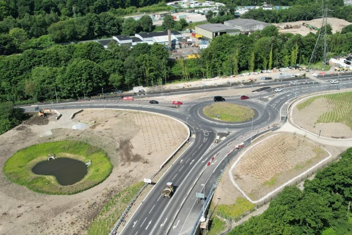 A429 Layout A629 update: New pictures show road layout from above as major project ...