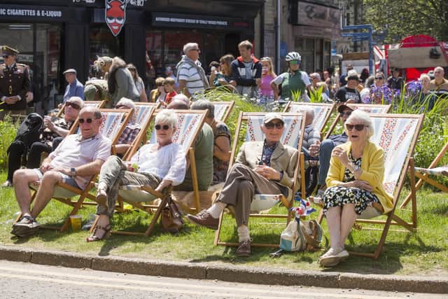 A sense of belonging: Culture, tourism and communities will be among the priorities to promote. Pictured are people enjoying the Brighouse 1940s weekend in June.