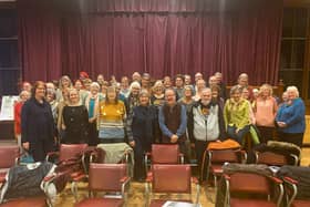 The Three Valleys Gospel Choir hosted the event at a packed Unitarian Church, enlisting the help of four other choirs to raise funds for Todmorden Food Drop In, which is seeing rising numbers of local people needing help