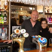 Jan Bostock and his wife Arati have taken over the Griffin pub after several years living in India where Jan played the villain in several Bollywood movies