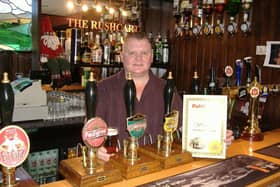 Bob Thompson, Landlord of The Rushcart, Sowerby, which won Real Ale Pub Of The Year back in 2005.