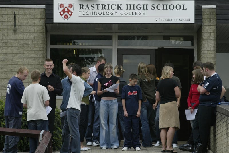 Rastrick High's successful GCSE students.NHEC-21-08-23-Retro GCSE results-YORupload.JPG