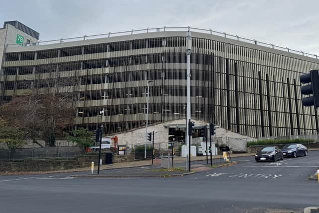The new car park at Calderdale Royal Hospital