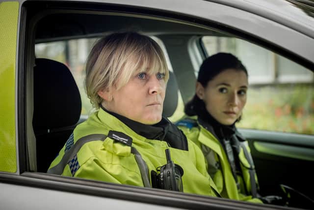 Catherine (SARAH LANCASHIRE), Ann Gallagher (CHARLIE MURPHY). Picture: BBC/Red Productions/Ben Blackall