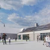 Artist’s impression of the rebuild at Ash Green Community Primary School.