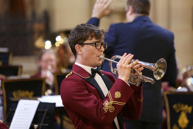 Elland Silver Band's Christmas shows. on Saturday. Picture: Lorne Campbell / Guzelian