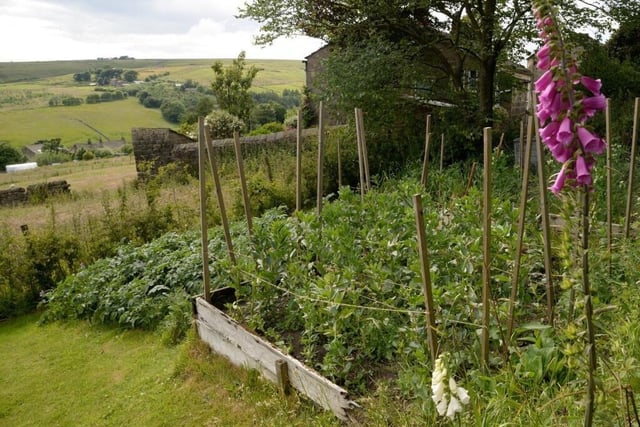 The kitchen garden with the property allows you to 'grow your own' on a plot with stunning views.