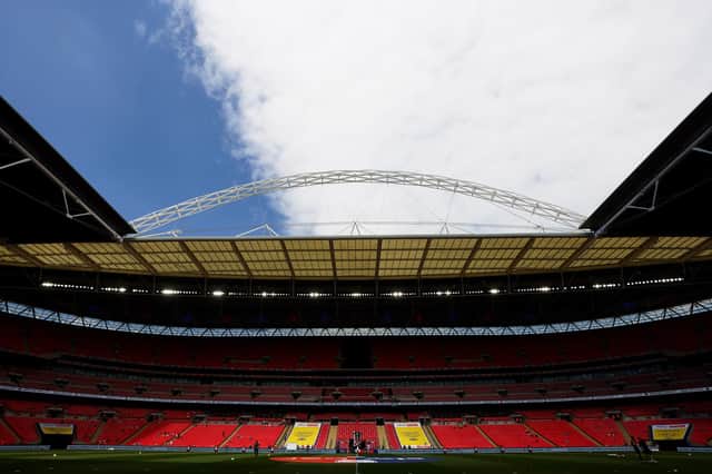 Wembley stadium. (Photo by Catherine Ivill/Getty Images)