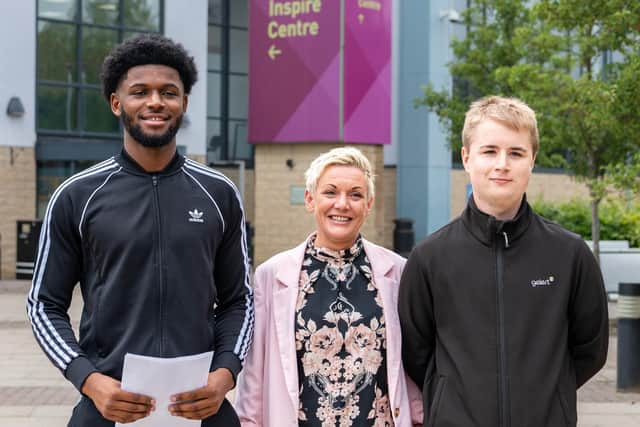 Calderdale College celebrates a 100 per cent pass rate in T Levels this year. Picture: Chris Hellawell
