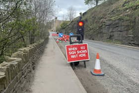 Traffic lights on road between Elland and West Vale expected to be in place until August