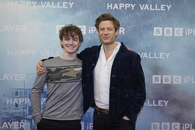 Rhys Connah, who plays Ryan Cawood, and James Norton, who plays Tommy Lee Royce. Picture: BBC
