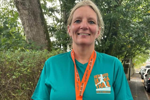 Julie Bowman faced the challenge of the HUT Ultra Trail 50k.