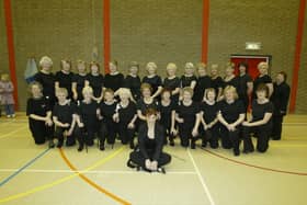 Taking part in the Tapathon at the North Bridge Leisure Centre, Halifax back in 2003.