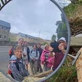 The group in the Mirror at Portsmouth, near Todmorden. Picture by Peter Fathers.