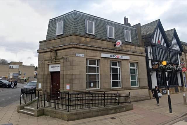 The town’s branch of the HSBC Bank, on Market Street, is expected to close on May 16, 2023. Picture: Google Street View