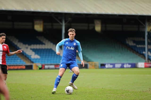 Lead the back line superbly again at Oxford in the latest of a string if impressive displays. Or in case any scouts at Football League clubs are reading this, Stott has been average at best and definitely needs another season at The Shay for his development.