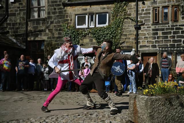 Last year's Heptonstall Pace Egg Play.