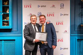 Aled Jones and Jack Holmes.