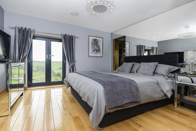 One of six spacious double bedrooms within the property.