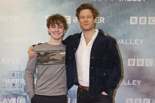 Rhys Connah, who plays Ryan Cawood, and James Norton, who plays Tommy Lee Royce. Picture: BBC
