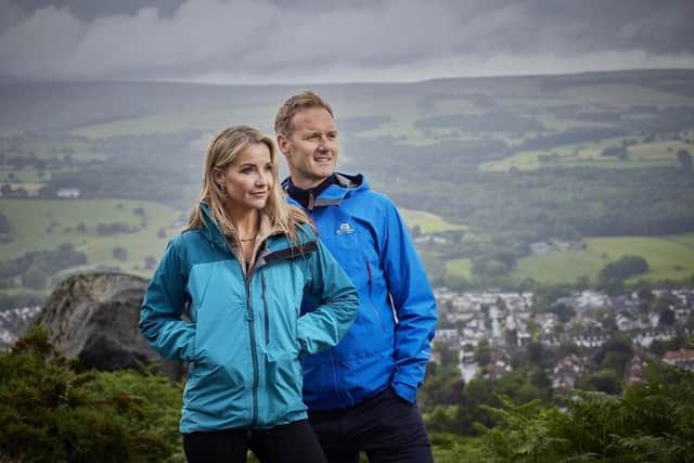Helen Skelton and Dan Walker on their new Channel 5 TV show Dan & Helen's Pennine Adventure. (Picture: Paramount / Channel 5)