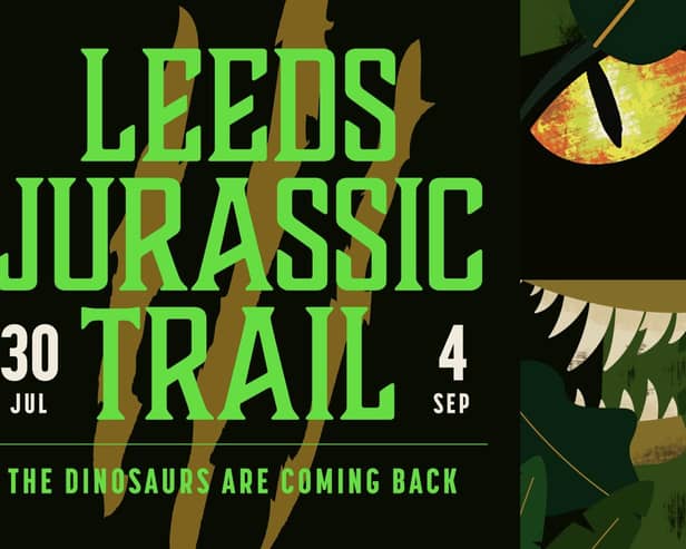 Leeds Jurassic Trail 3 brining robotic dino fun back to the city centre