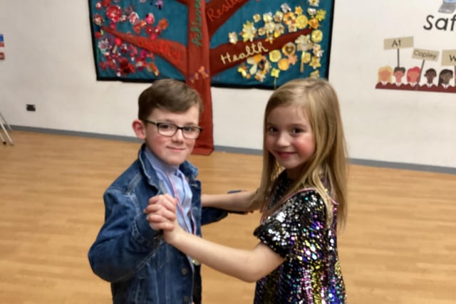 Children at Copley Primary School took part in a Copley Come Dancing event to raise funds for Children in Need