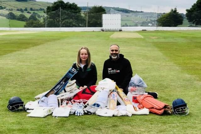 Blackley Cricket Club Donation to the Kit Library